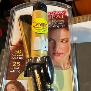 GIveaway - Gold Ceramic Hair Straightener and Curling Iron